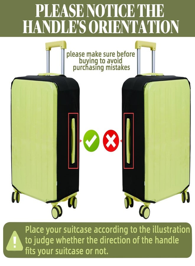FABULWAY Clear Luggage Cover Protectors For Suitcases,Elastic Transparent waterproof PVC Suitcase Covers Protector Fit 20-30 Inch wheeled Luggage (28") - Image 5